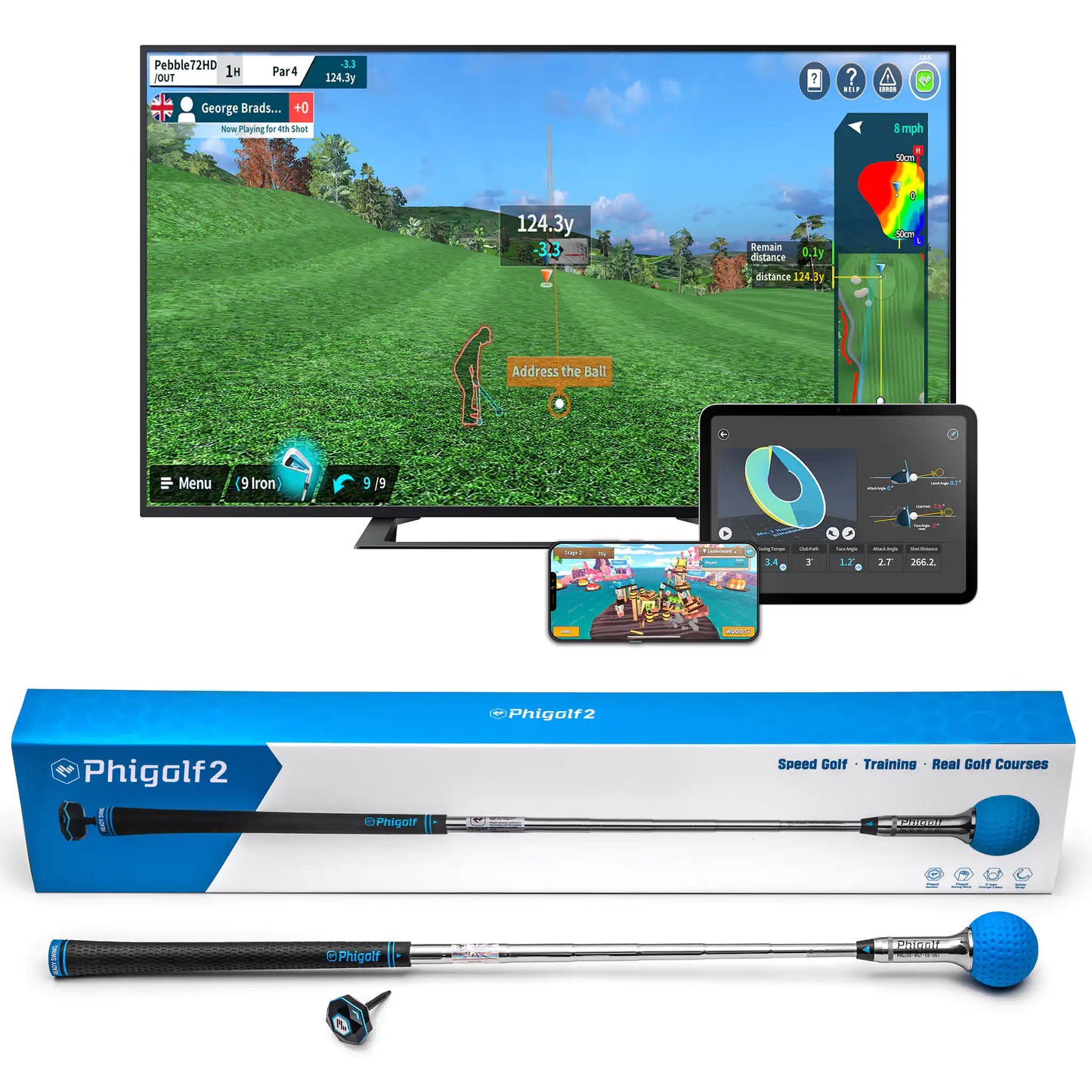 Phigolf 2 Heimsimulator-Paket