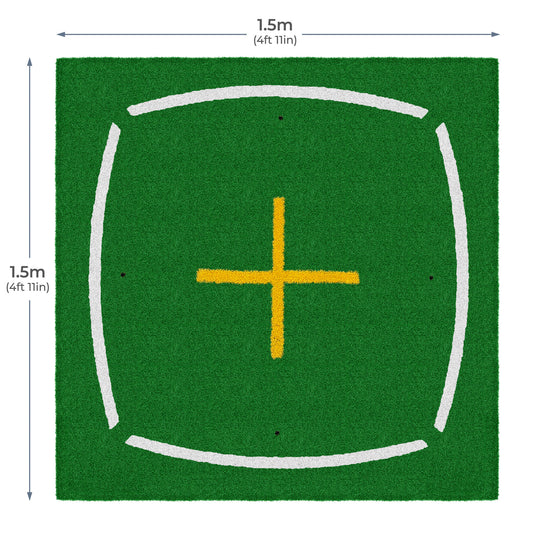 Teaching Hitting Mat 1.5m x 1.5m (4' 11" x 4' 11")