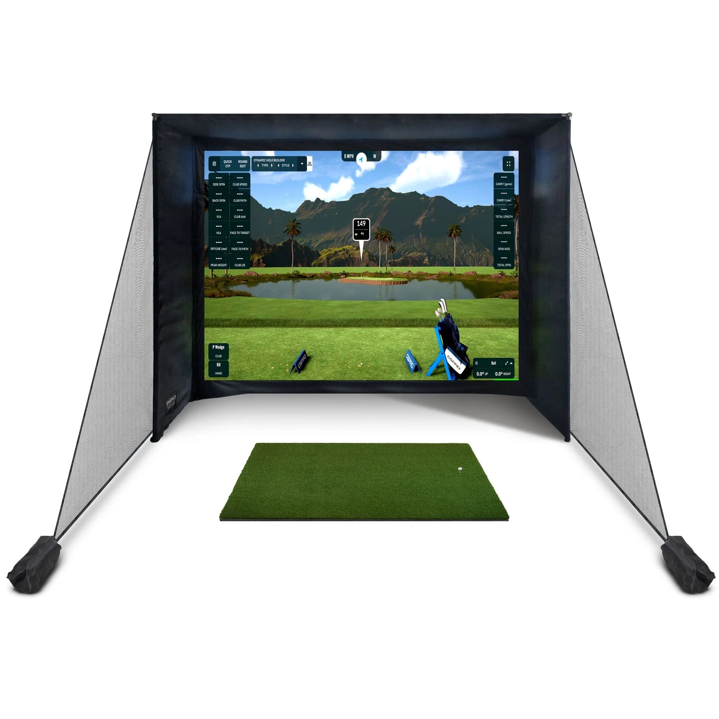 3.3m Enclosure Netting Hero Tee Turf Mat