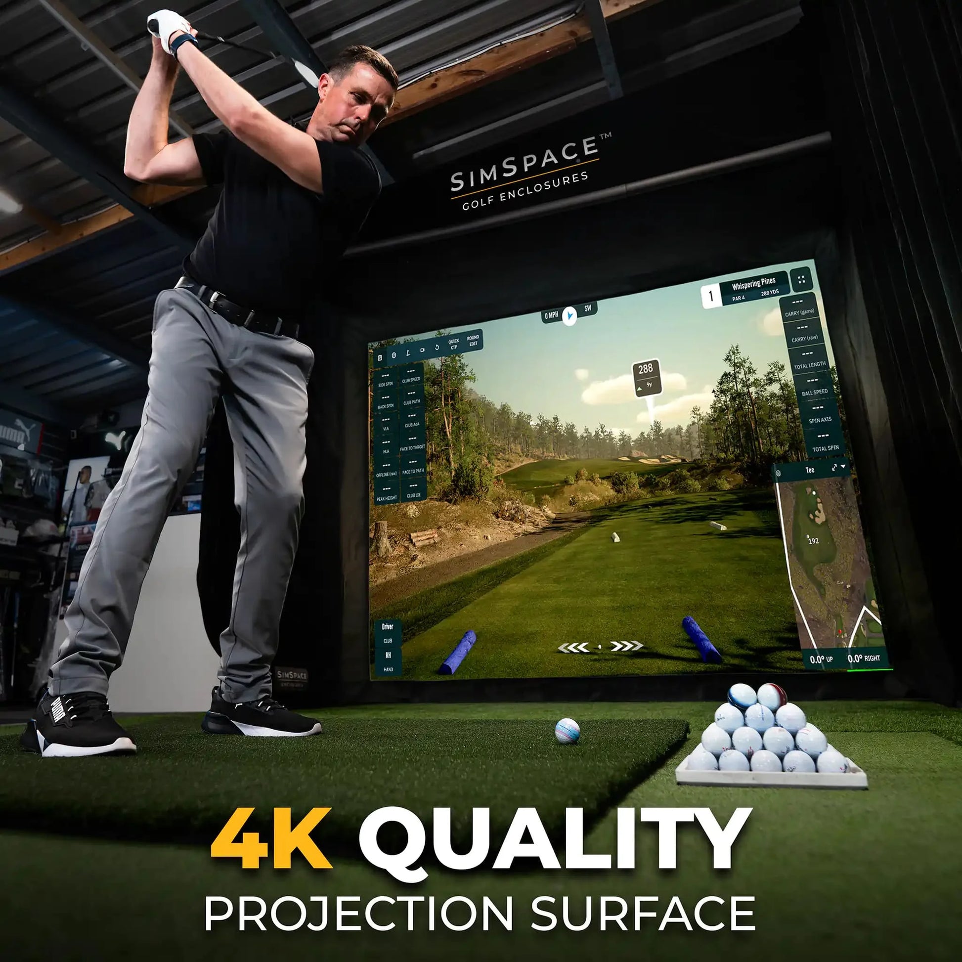 4K Quality Projection Screen GSPRO