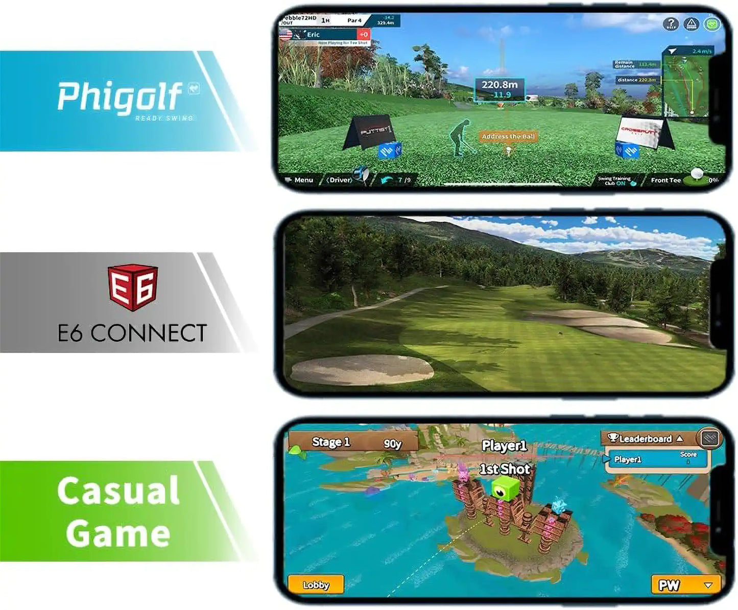 Phigolf 2 Heimsimulator-Paket
