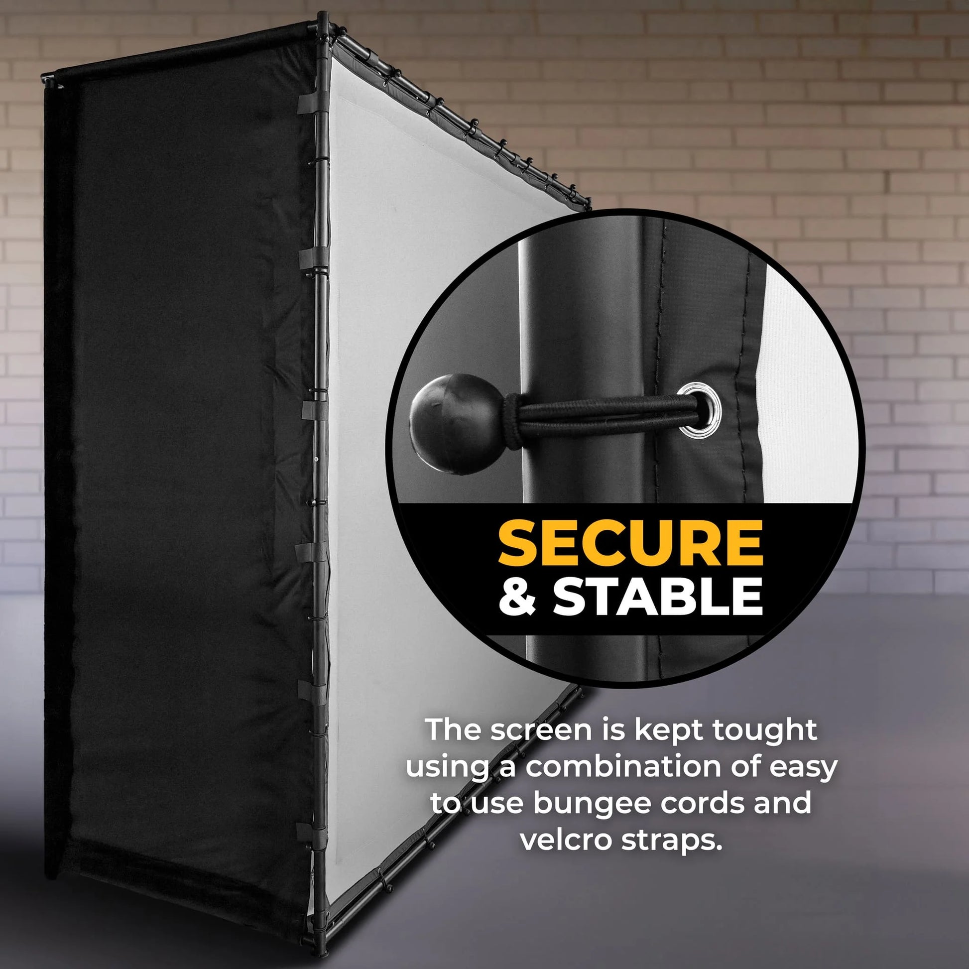 Secure Stable Golf Enclosure Screen