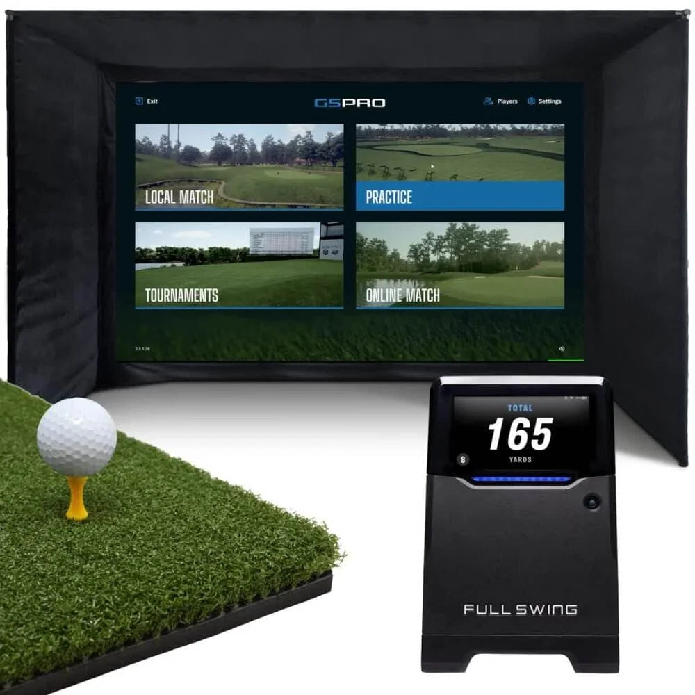 Pack Complet Enclos de Golf & Full Swing KIT/Simulateur GSPro Home