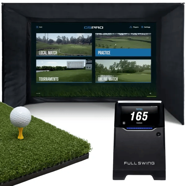 Pack Complet Enclos de Golf & Full Swing KIT/Simulateur GSPro Home