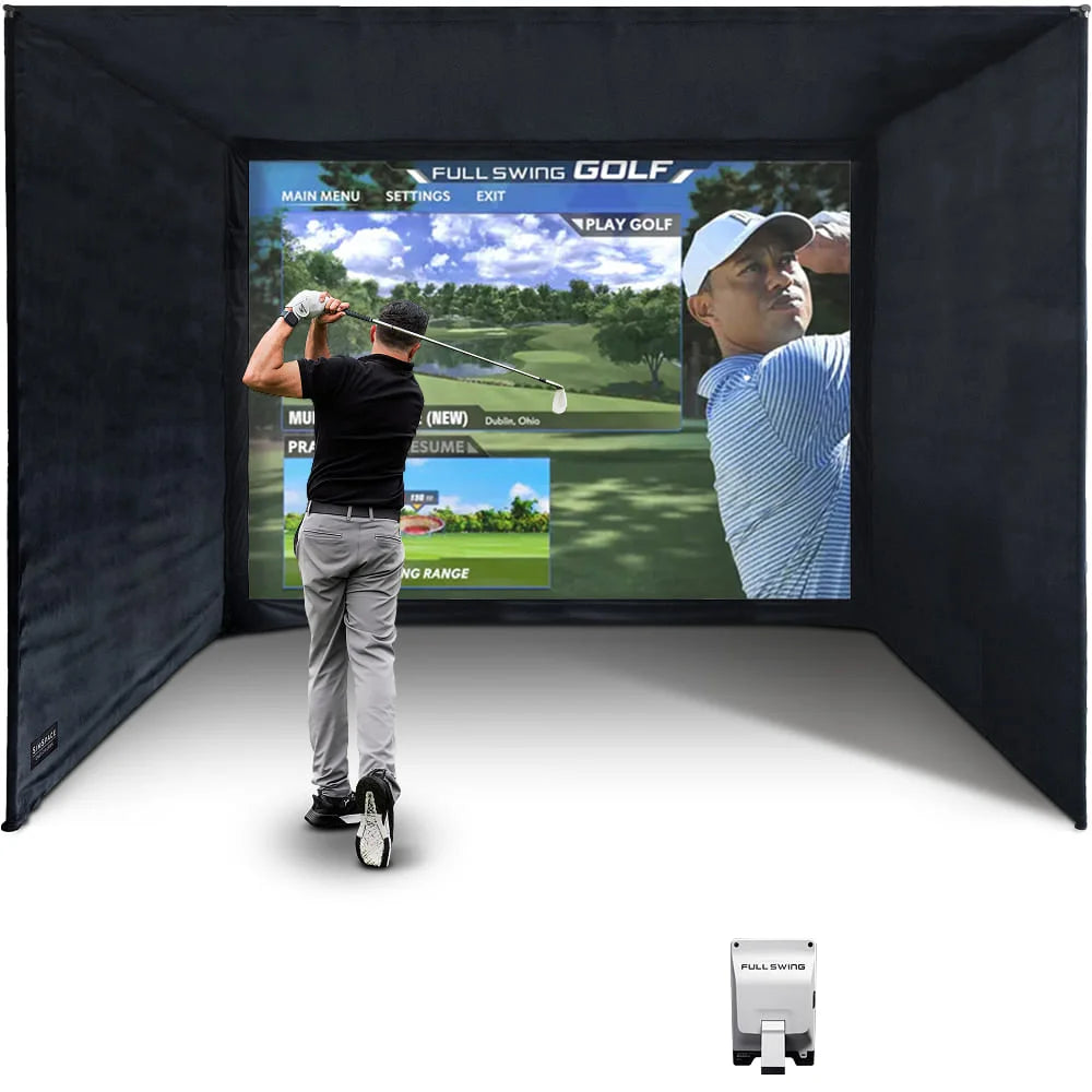 Pack Complet Enclos de Golf & Full Swing KIT/Simulateur GSPro Home