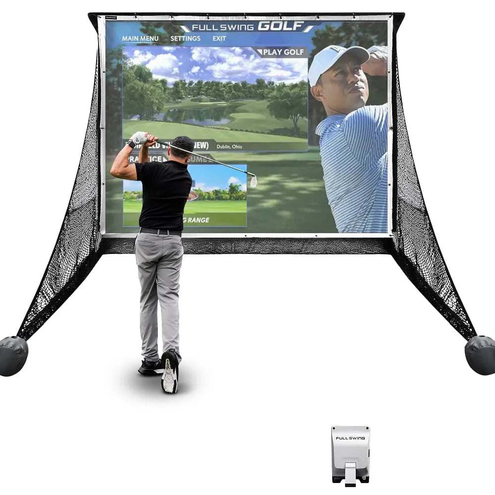 Pack Complet Filet d'Entraînement de Golf & Full Swing KIT/Simulateur GSPro Home