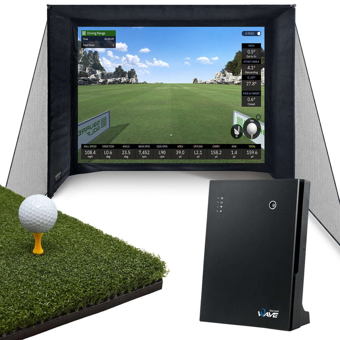 Golfzon WAVE Home Simulator Bundle