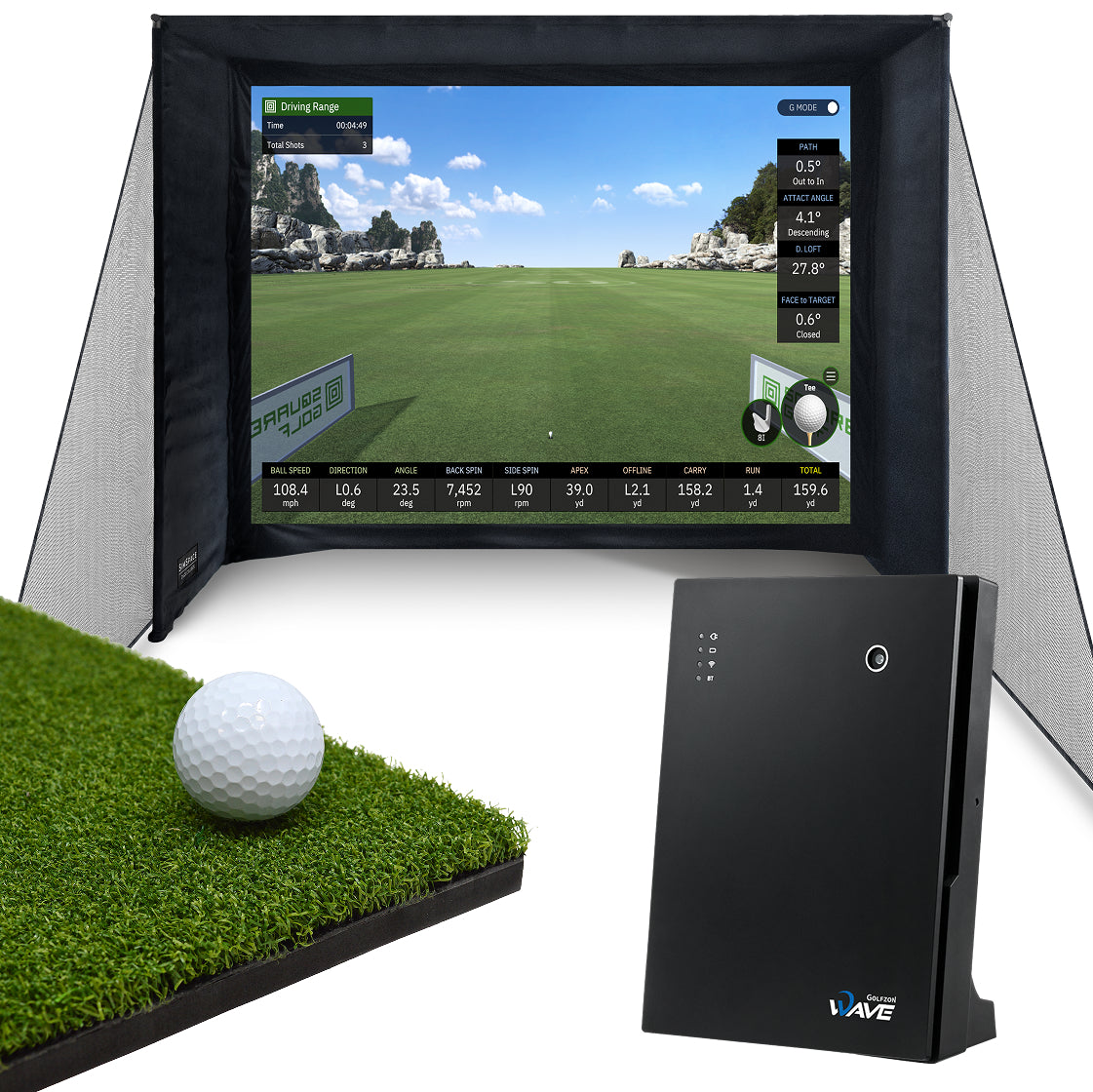 Golfzon WAVE Home Simulator Bundle