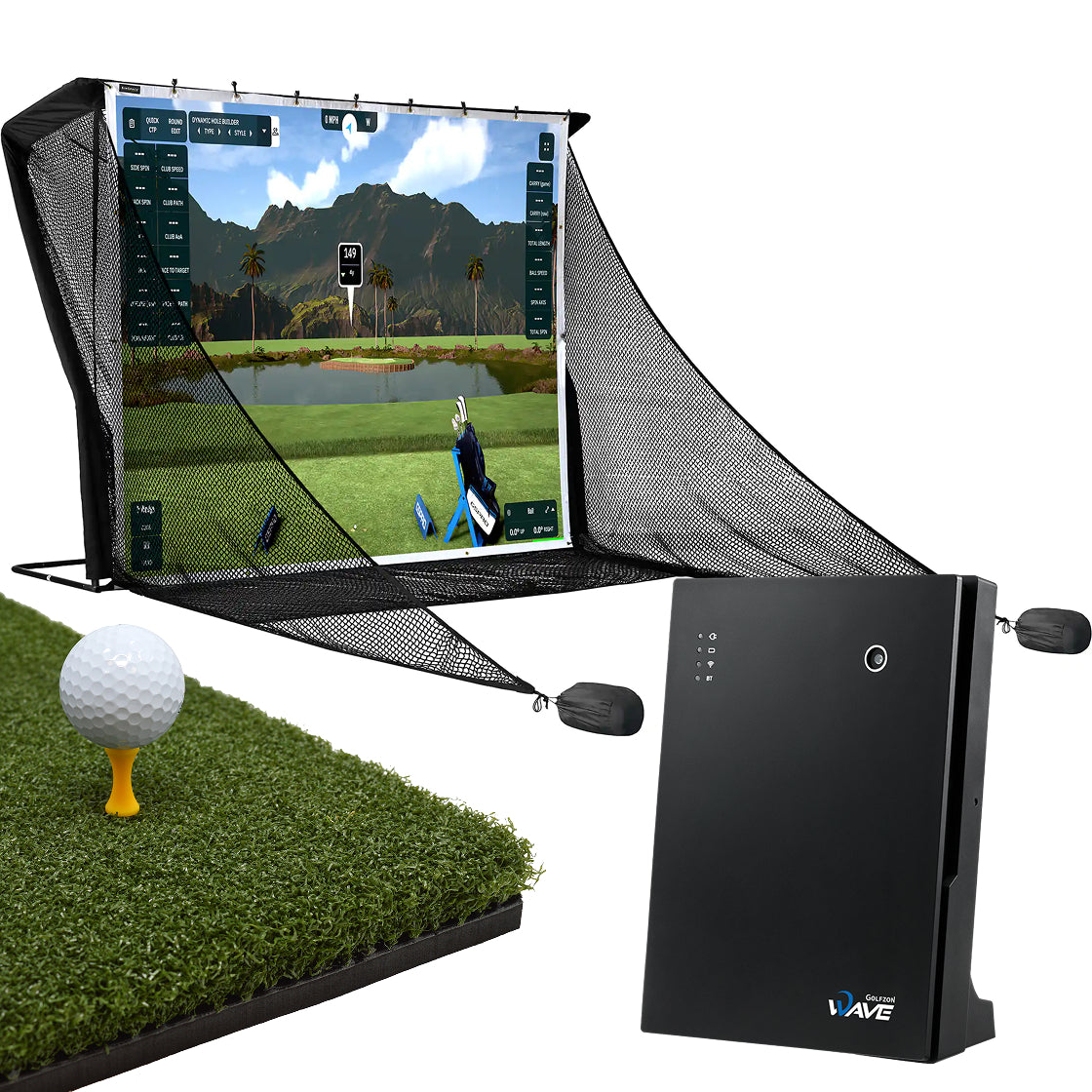 Golfzon WAVE Practice Net Bundle