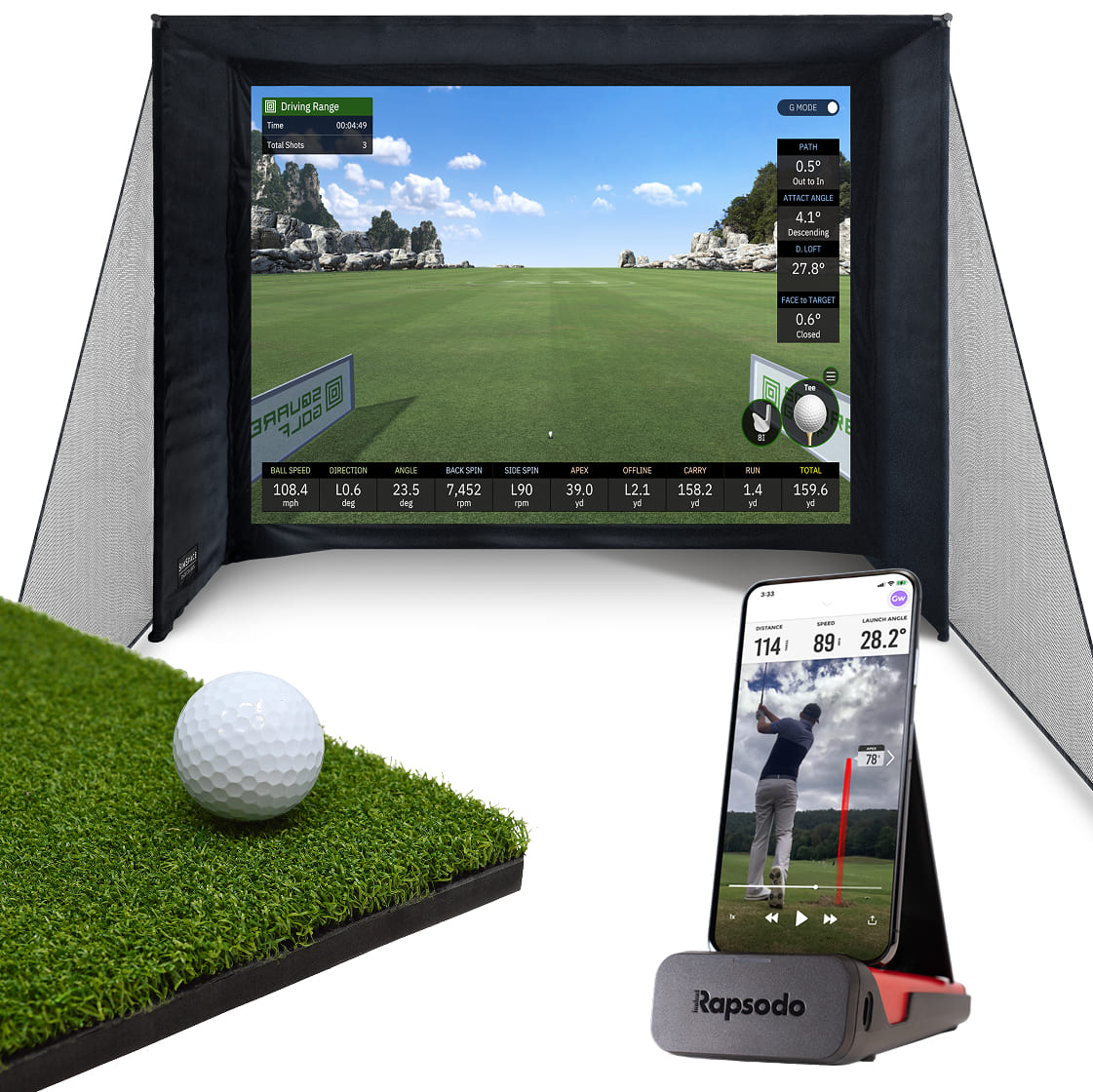 Rapsodo MLM Home Simulator-Paket