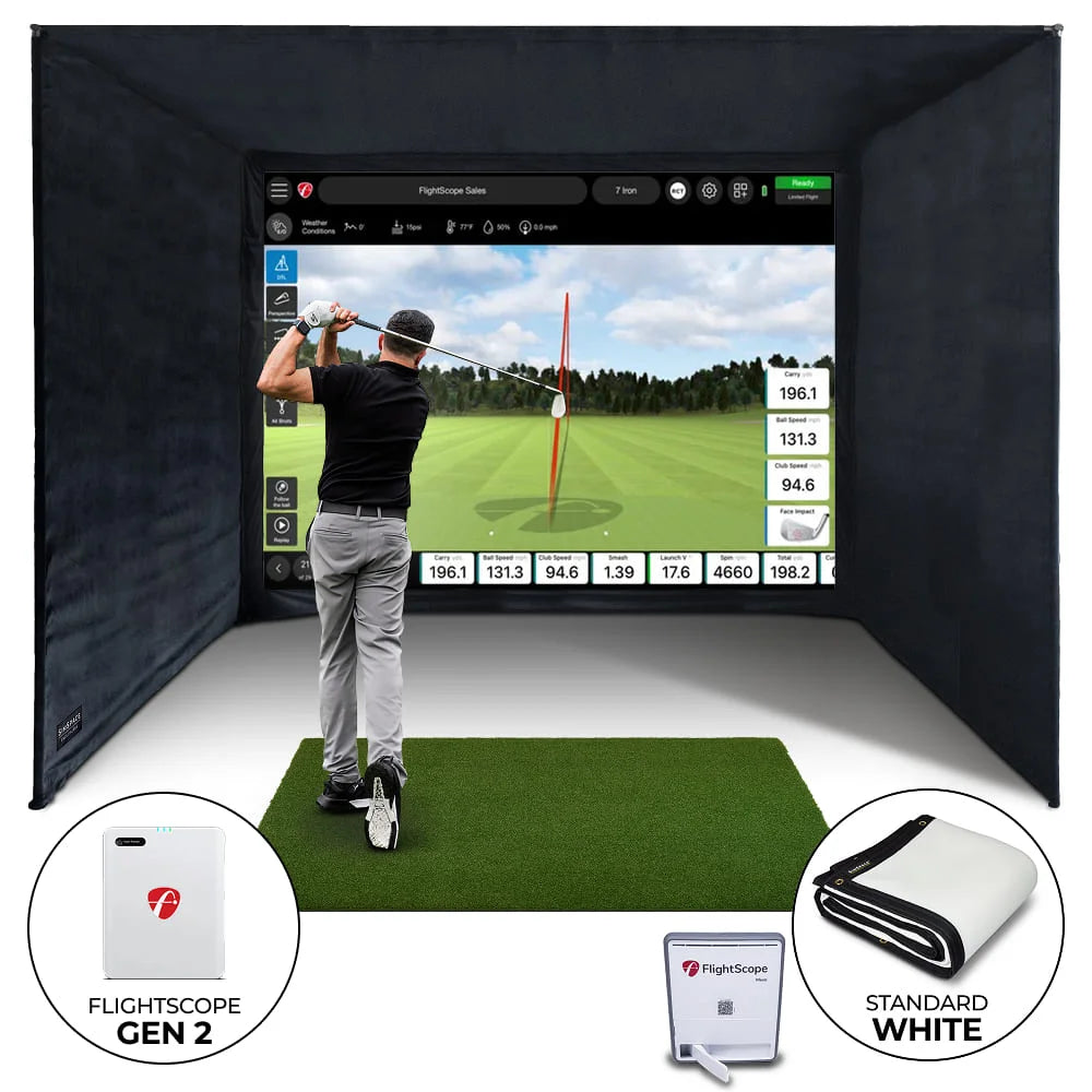 FlightScope Mevo Gen2 Home Simulator Bundle