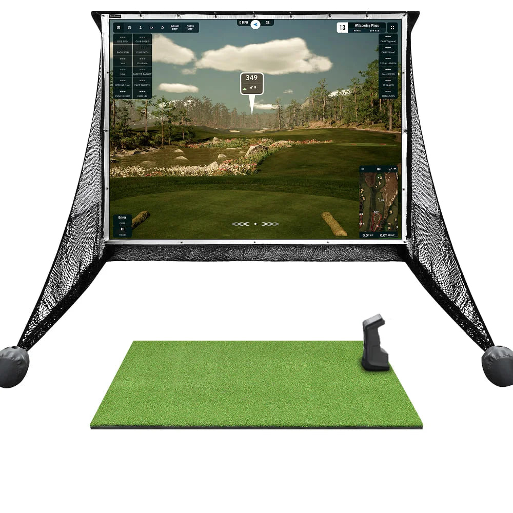 Square Golf Practice Net Bundle - SimSpace Golf