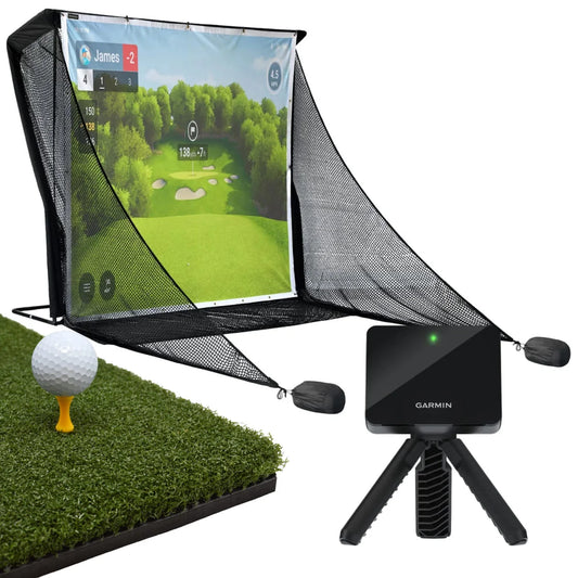 Pack Complet Filet d'Entraînement de Golf & Garmin Approach R10