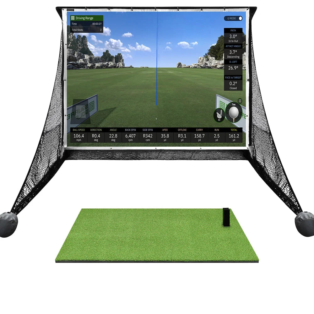 Square Golf Practice Net Bundle