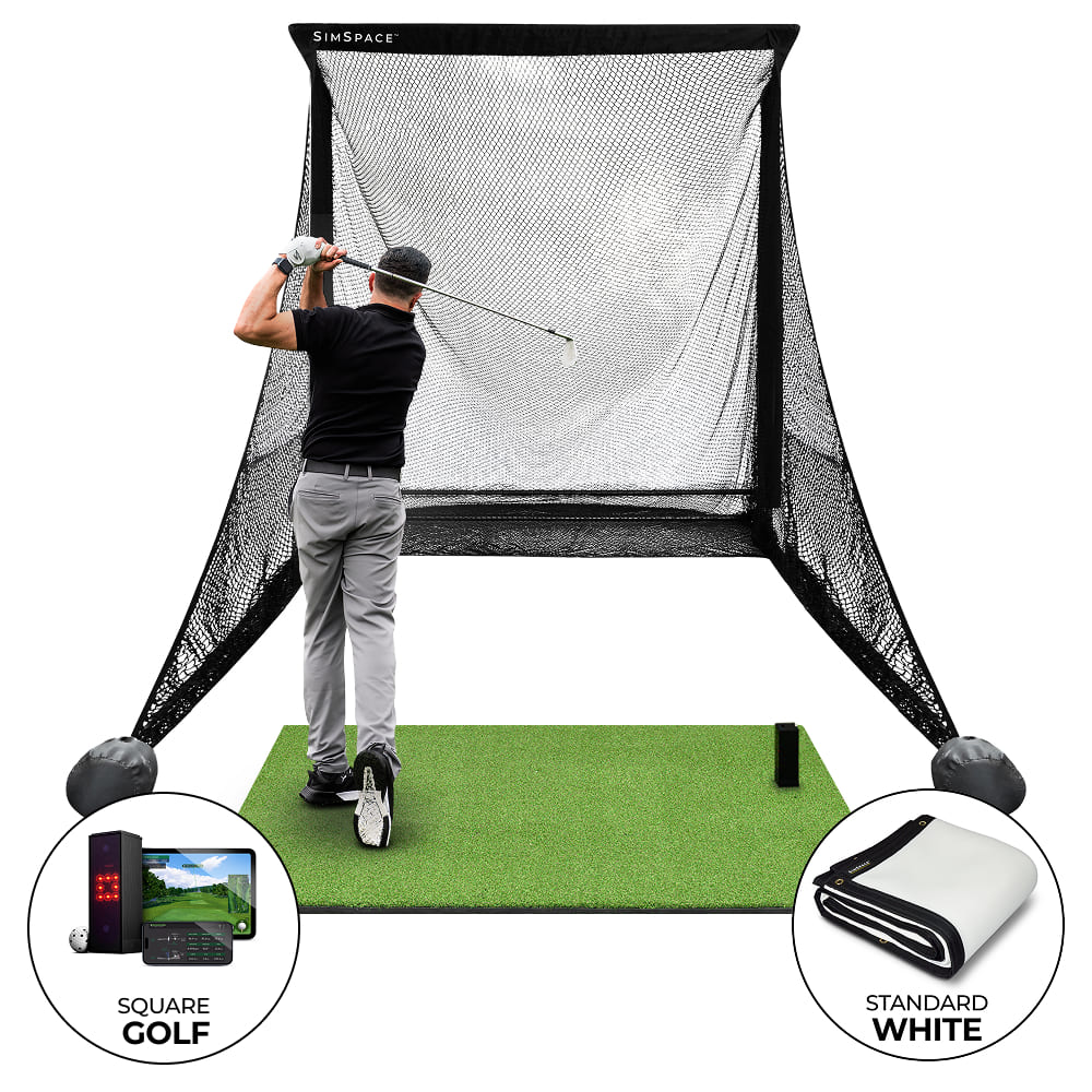 Square Golf Practice Net Bundle