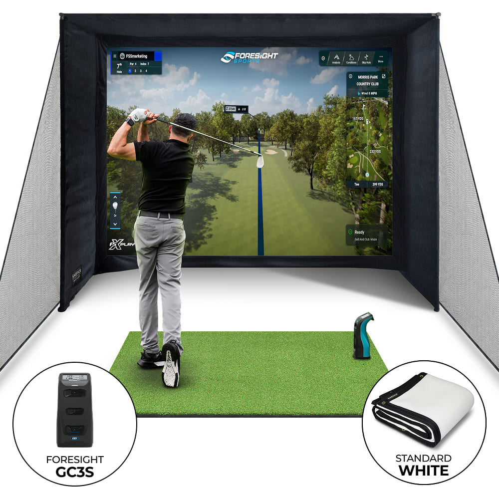 Foresight GC3S SLIM Golf Enclosure Bundle