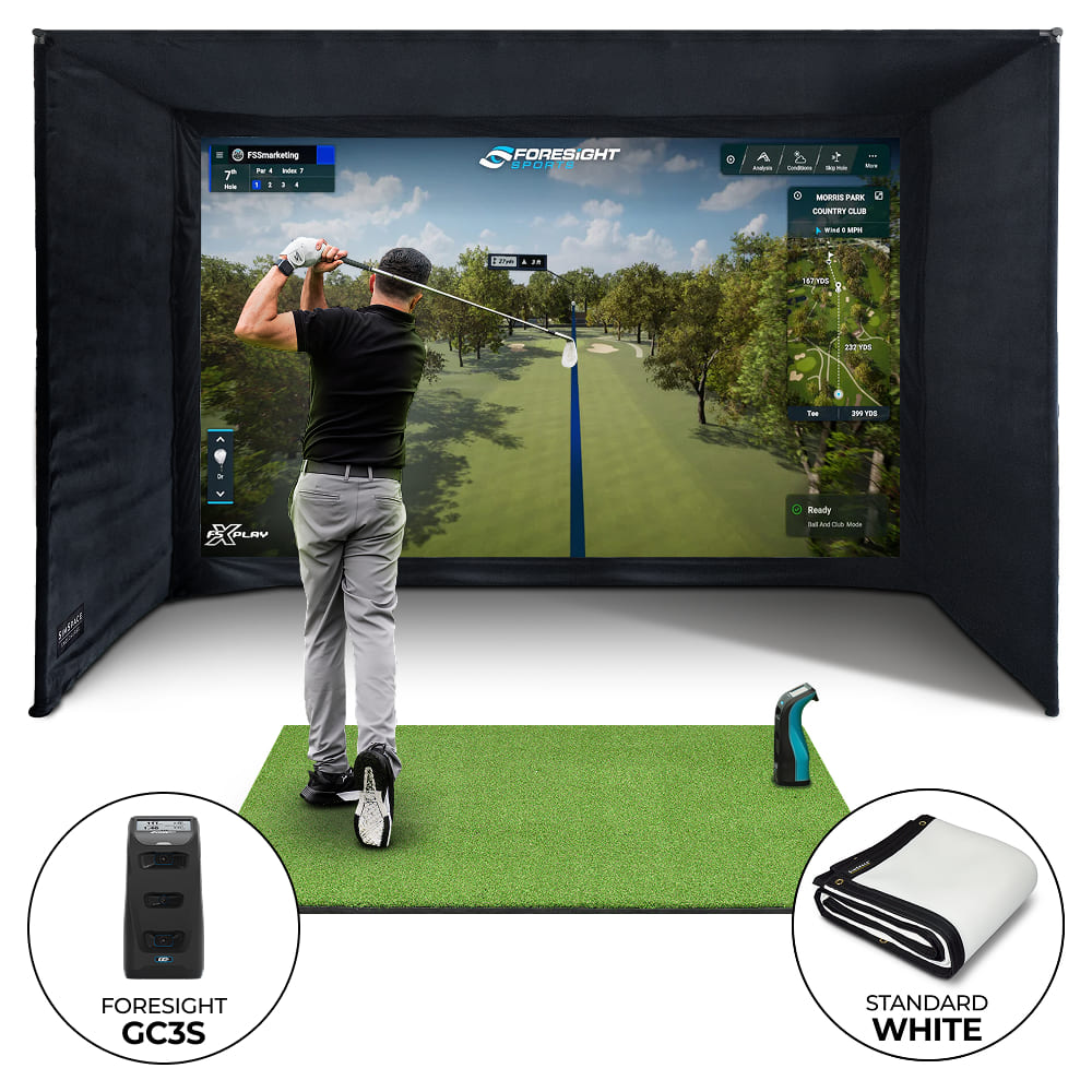 Foresight GC3S PRO Golf Enclosure Bundle