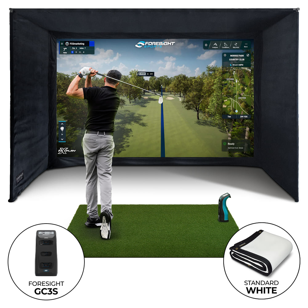 Foresight GC3S PRO Golf Enclosure Bundle