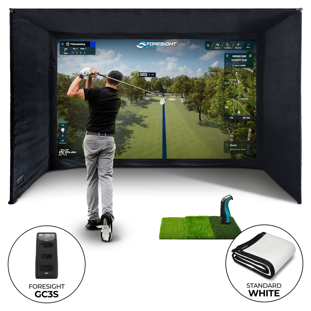 Foresight GC3S PRO Golf Enclosure Bundle