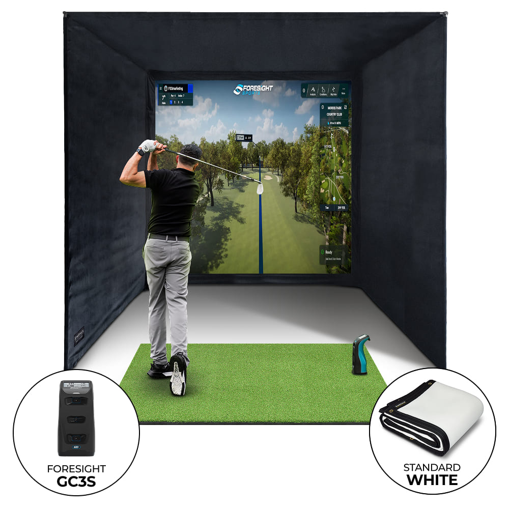 Foresight GC3S MAX Golf Enclosure Bundle