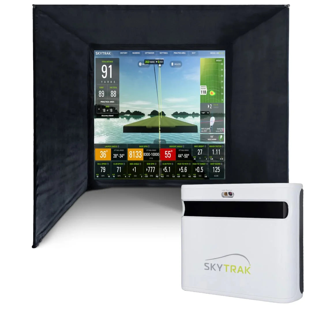 SKYTRAK+ Heimsimulator-Paket
