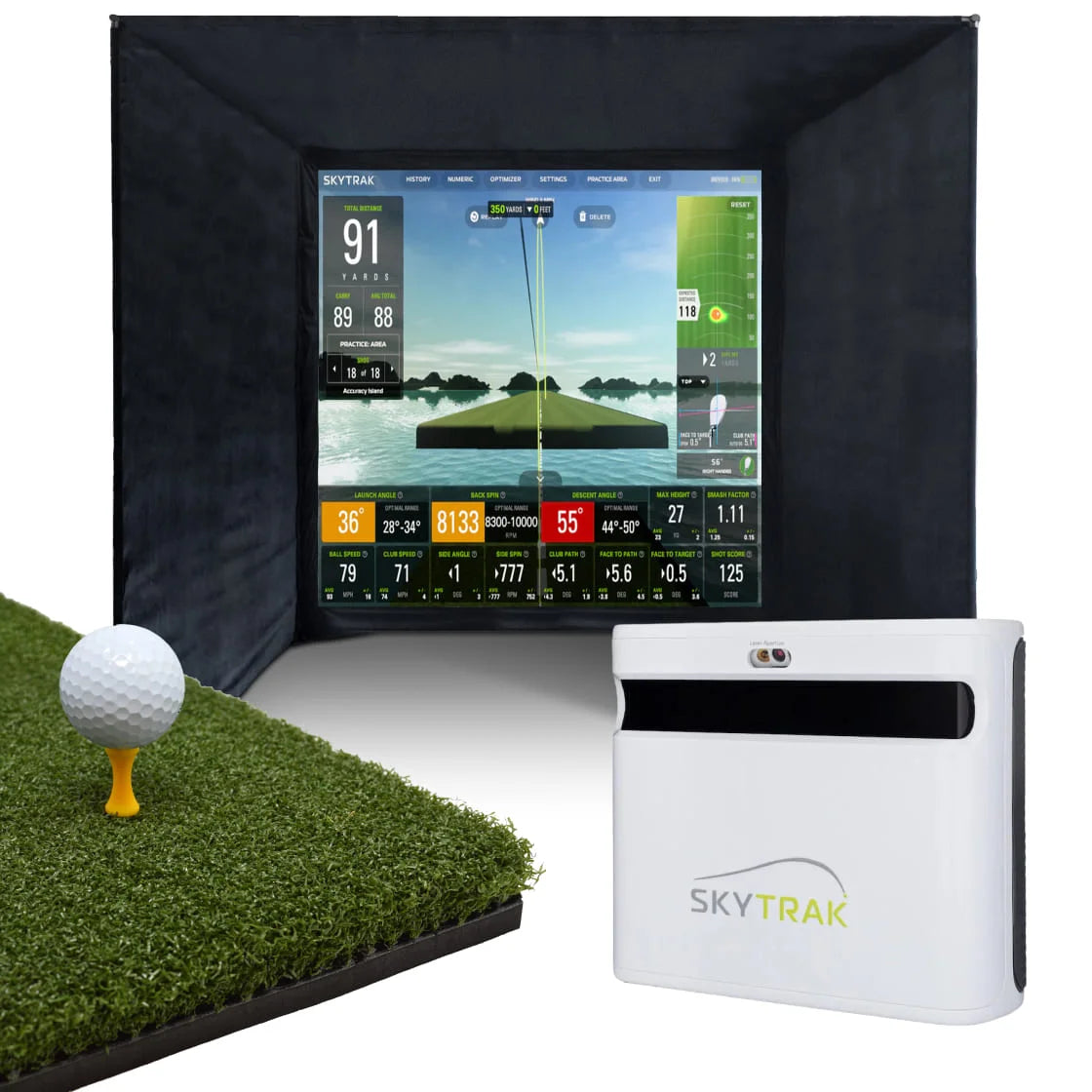 SKYTRAK+ Heimsimulator-Paket