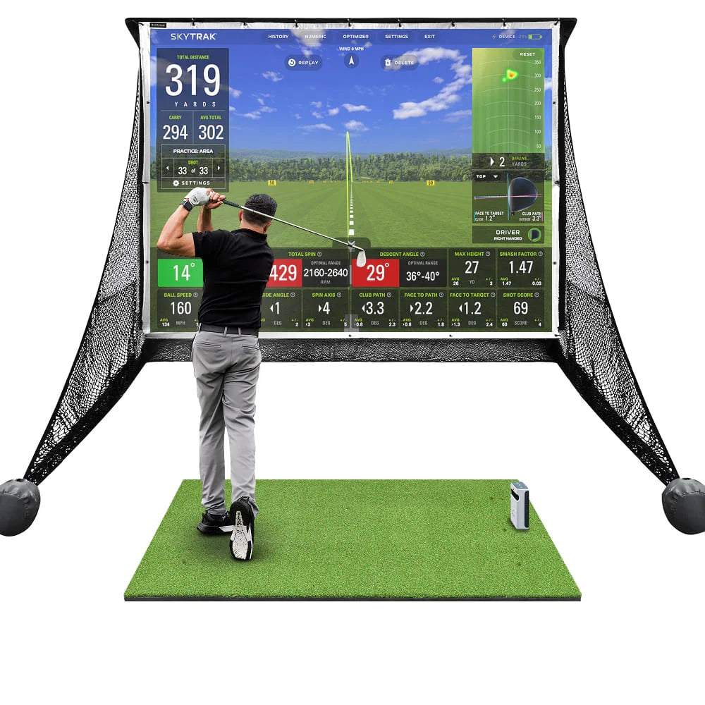 SKYTRAK+ Practice Net Bundle - SimSpace Golf