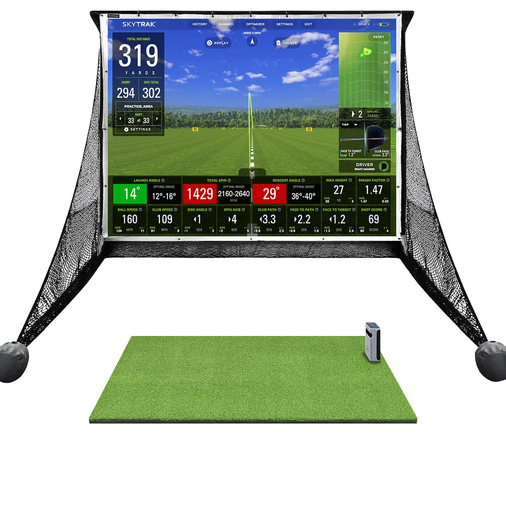 SKYTRAK+ Practice Net Bundle - SimSpace Golf