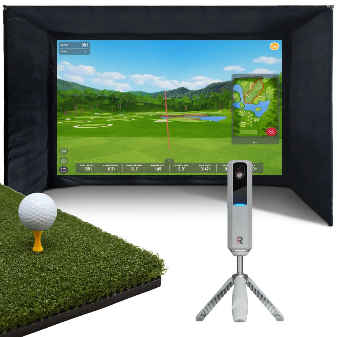 SimSpace Golf - Rapsodo MLM2PRO™ Home Simulator Bundle SimSpace Golf - Rapsodo MLM2PRO™ Home Simulator Bundle