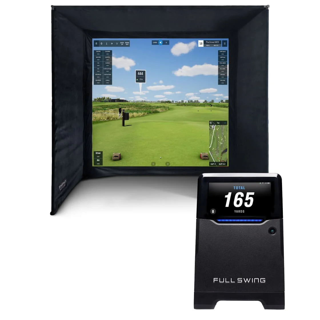Pack Complet Enclos de Golf & Full Swing KIT/Simulateur GSPro Home