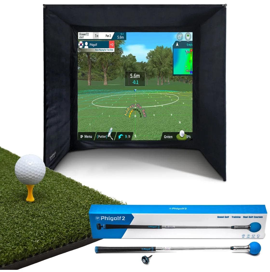 Phigolf 2 Heimsimulator-Paket