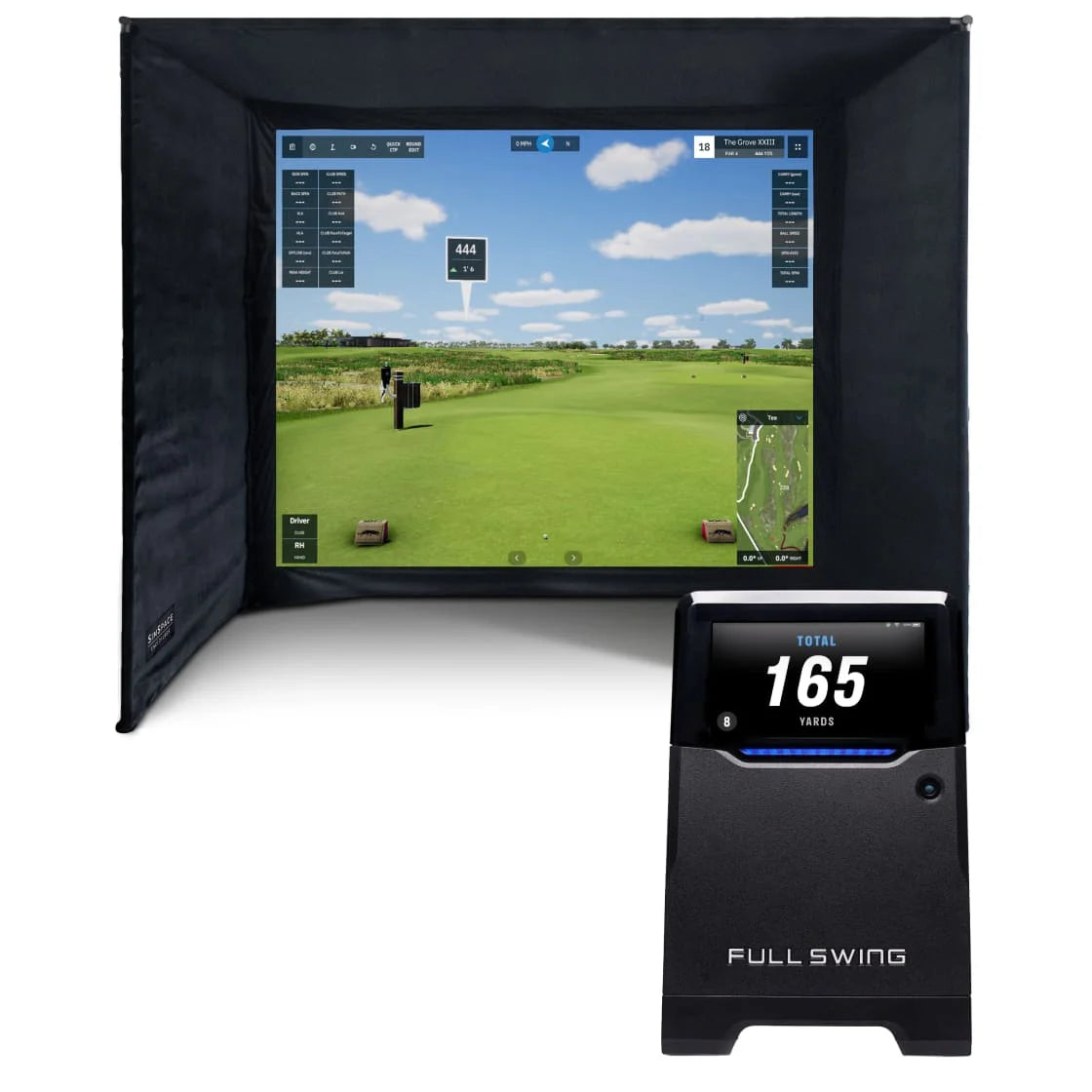 Pack Complet Enclos de Golf & Full Swing KIT/Simulateur GSPro Home