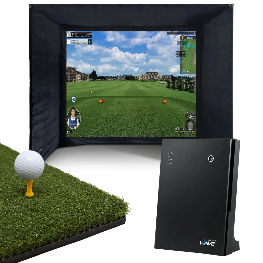 Golfzon WAVE Home Simulator Bundle