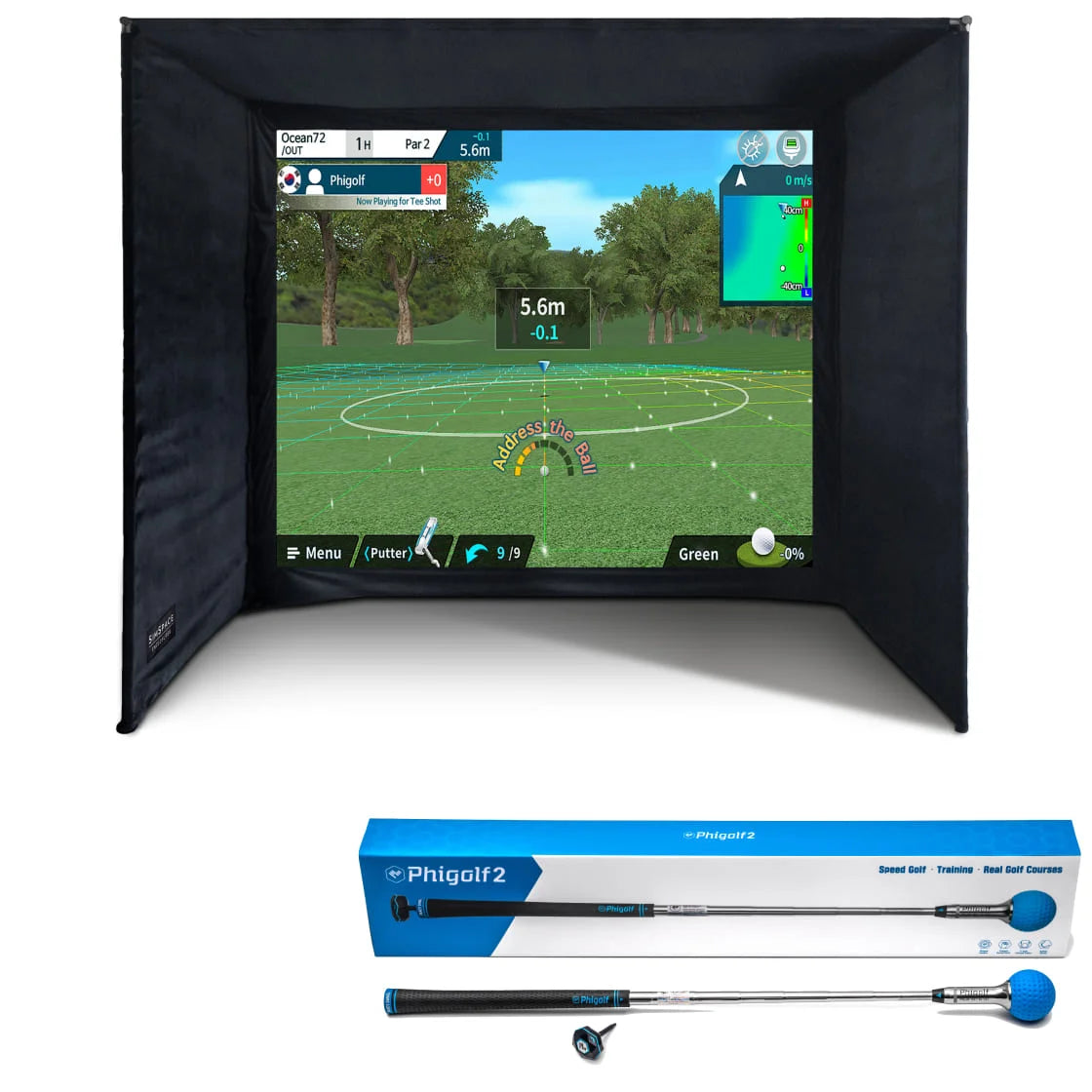 Phigolf 2 Heimsimulator-Paket
