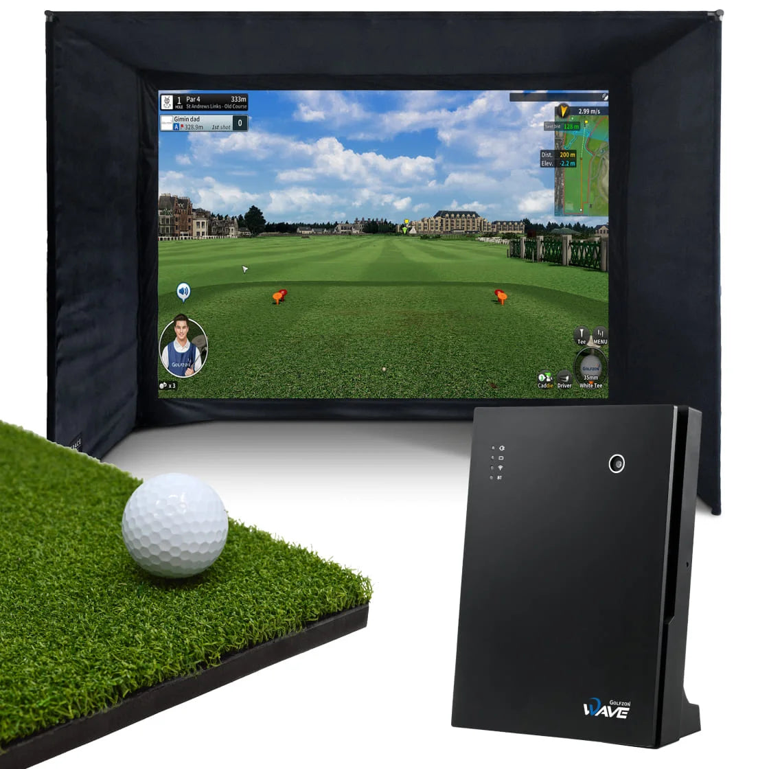 Golfzon WAVE Home Simulator Bundle