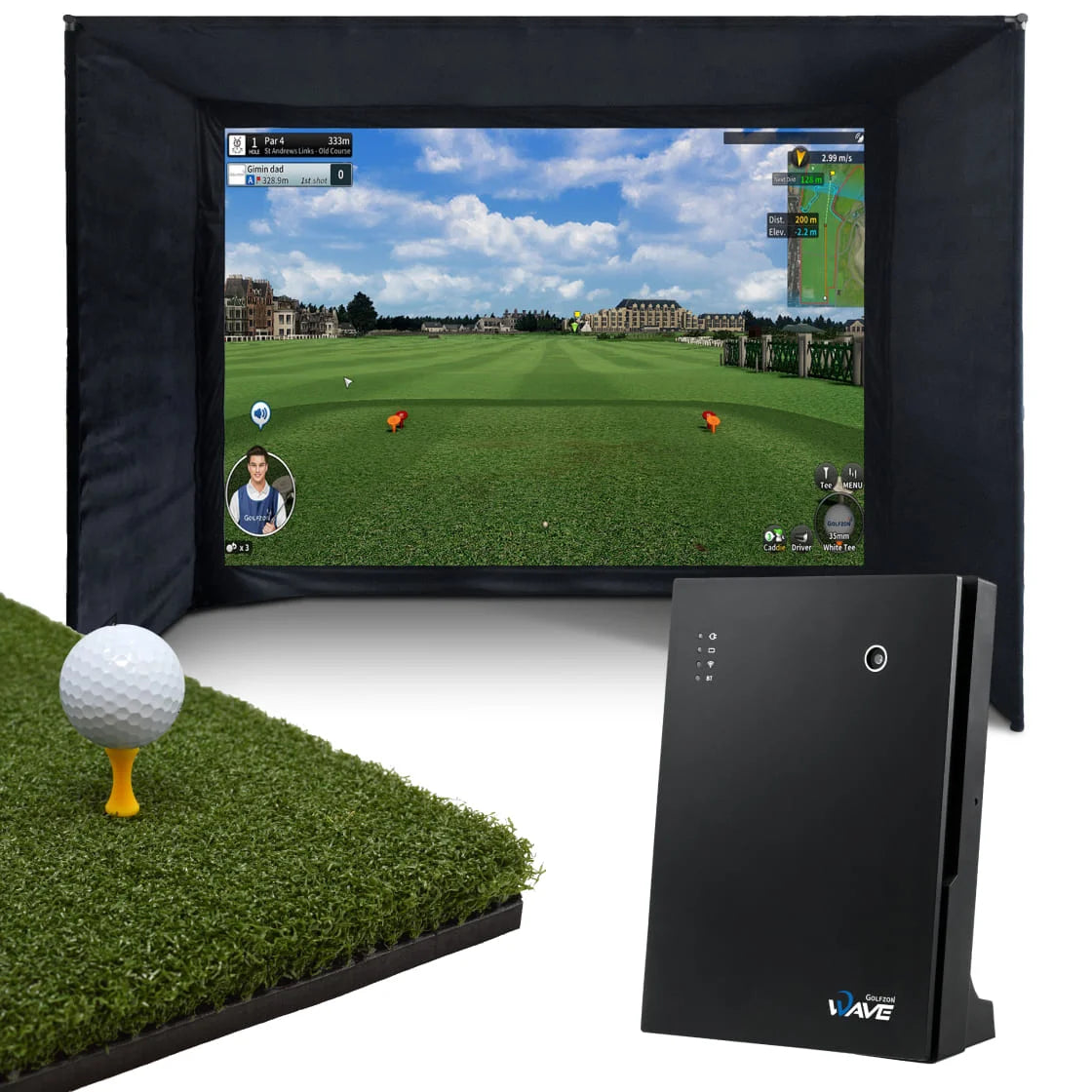 Golfzon WAVE Home Simulator Bundle
