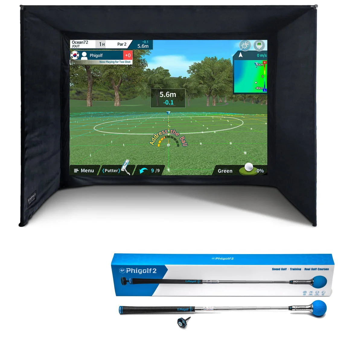 Phigolf 2 Heimsimulator-Paket
