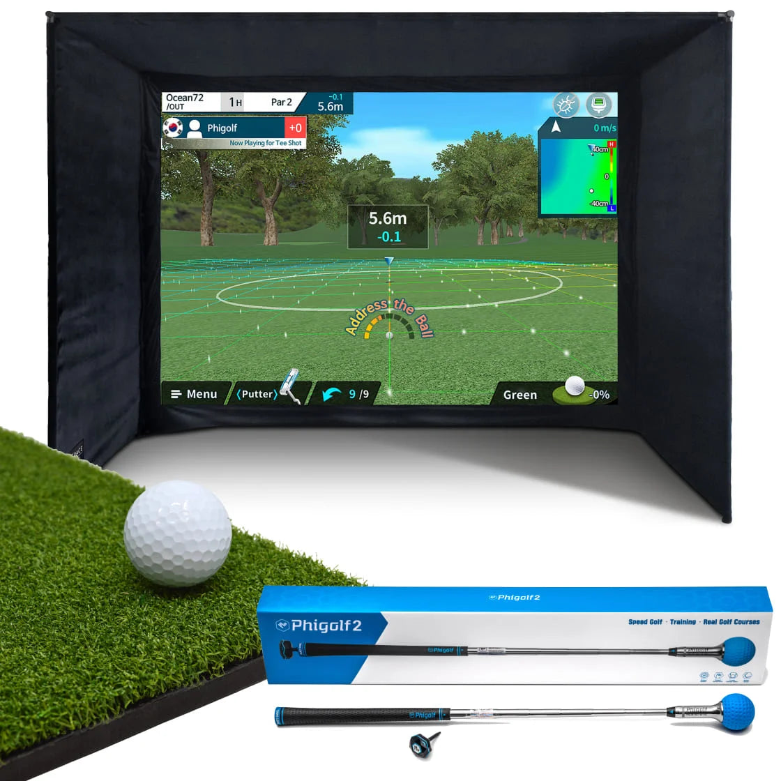 Phigolf 2 Heimsimulator-Paket