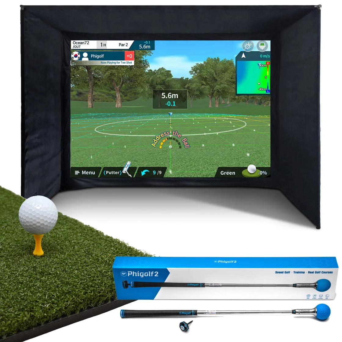 Phigolf 2 Heimsimulator-Paket