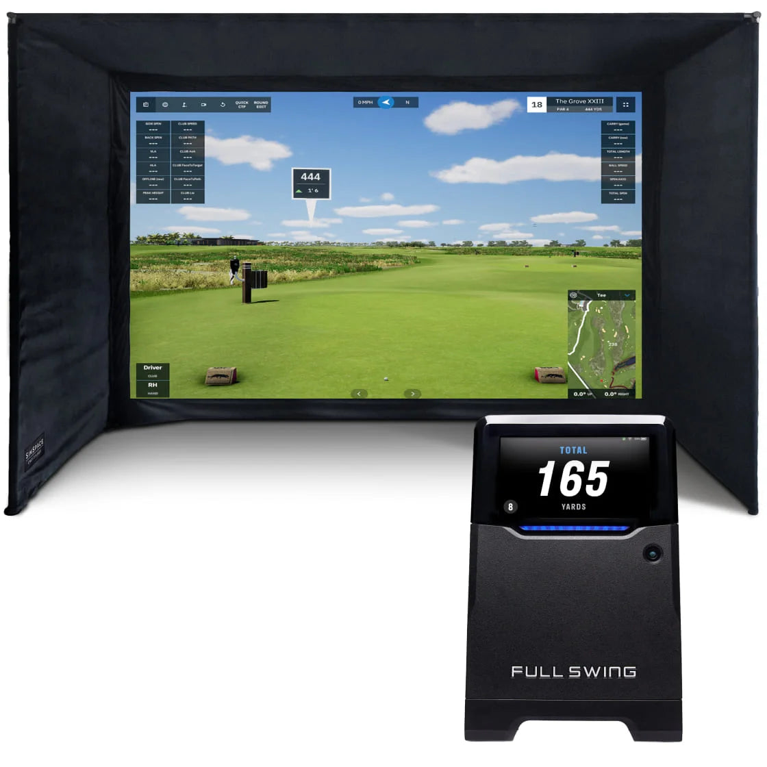 Pack Complet Enclos de Golf & Full Swing KIT/Simulateur GSPro Home