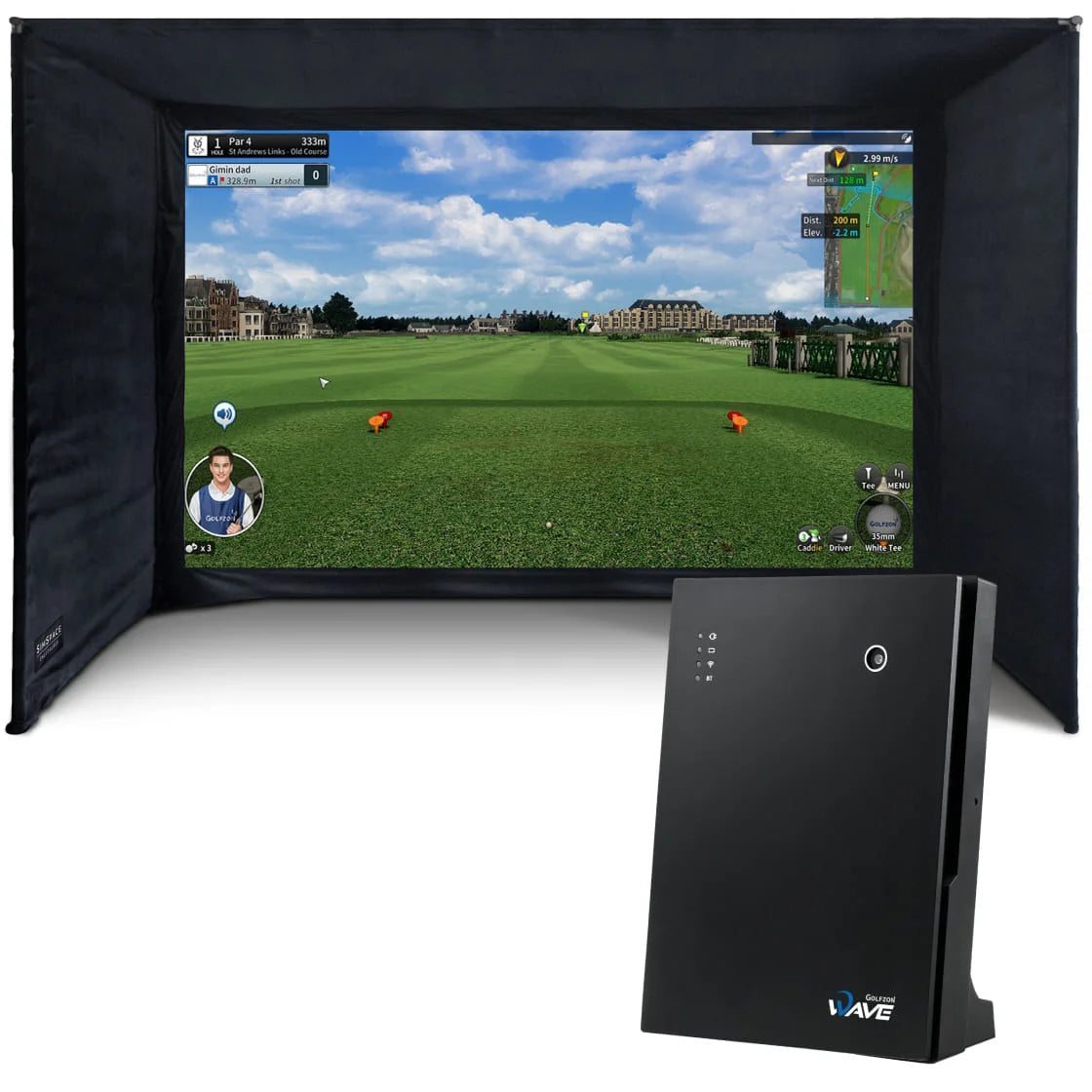 Golfzon WAVE Home Simulator Bundle
