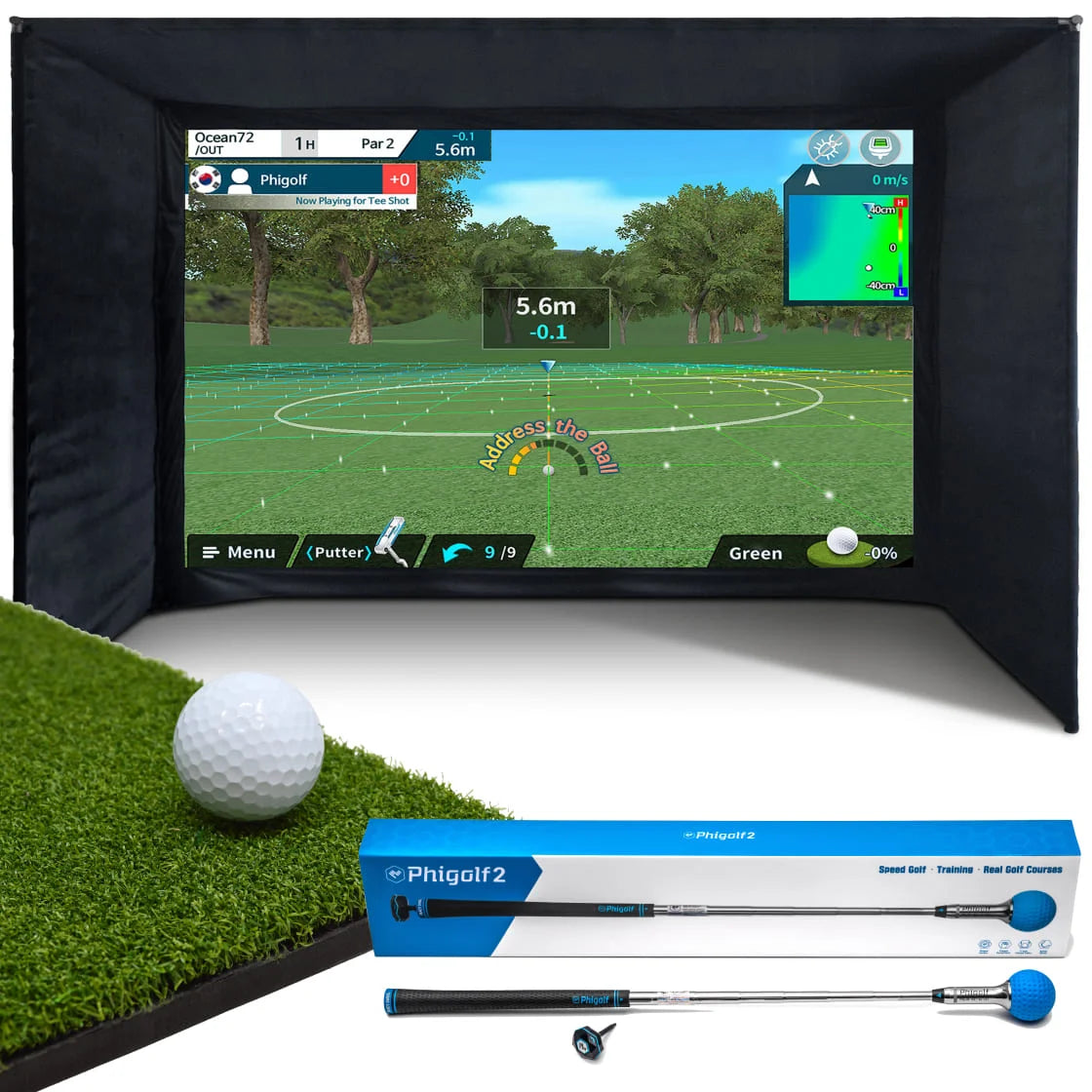 Phigolf 2 Heimsimulator-Paket
