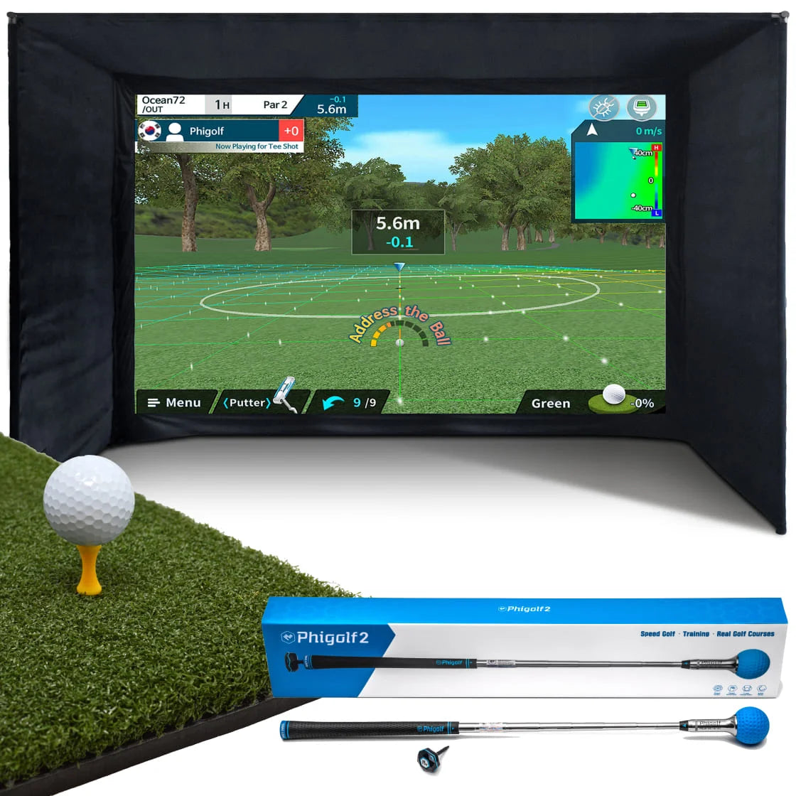 Phigolf 2 Heimsimulator-Paket