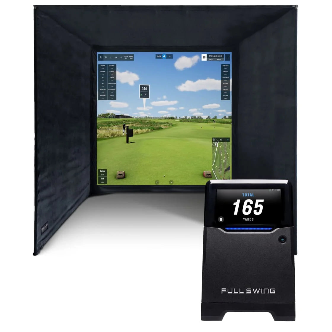 Pack Complet Enclos de Golf & Full Swing KIT/Simulateur GSPro Home