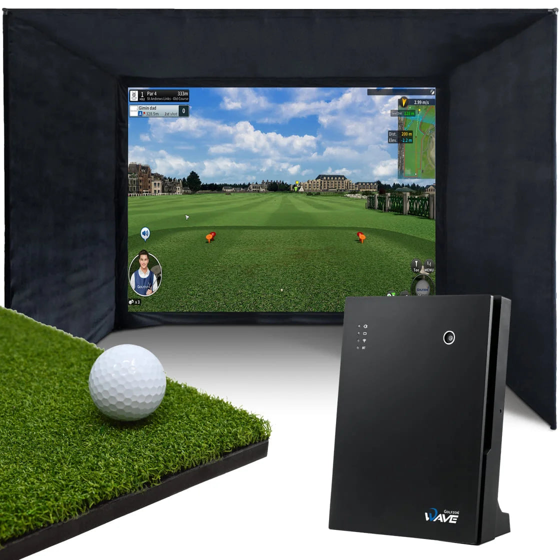 Golfzon WAVE Home Simulator Bundle