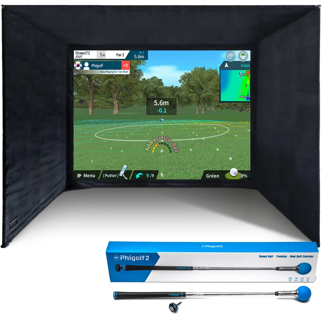 Phigolf 2 Heimsimulator-Paket