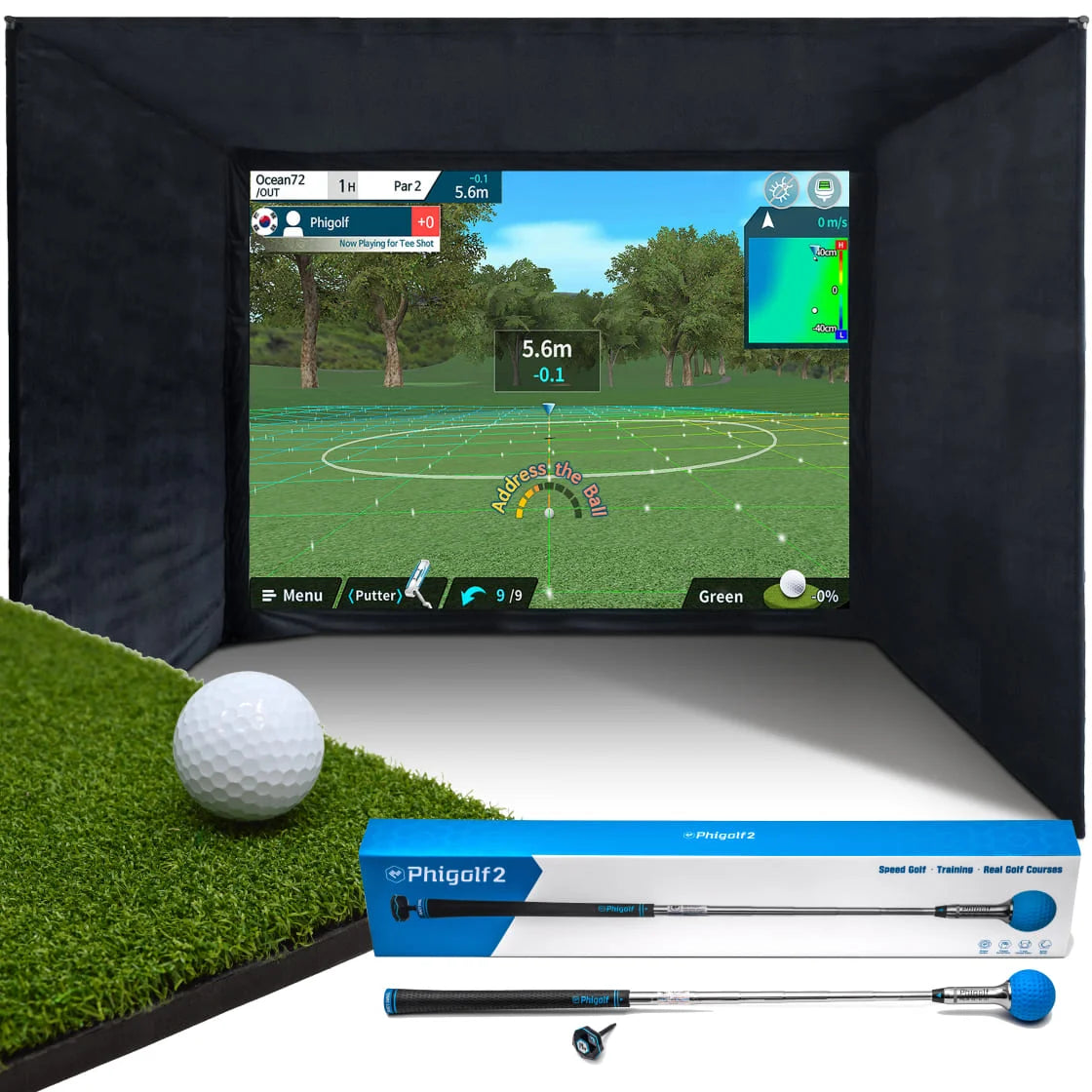 Phigolf 2 Heimsimulator-Paket