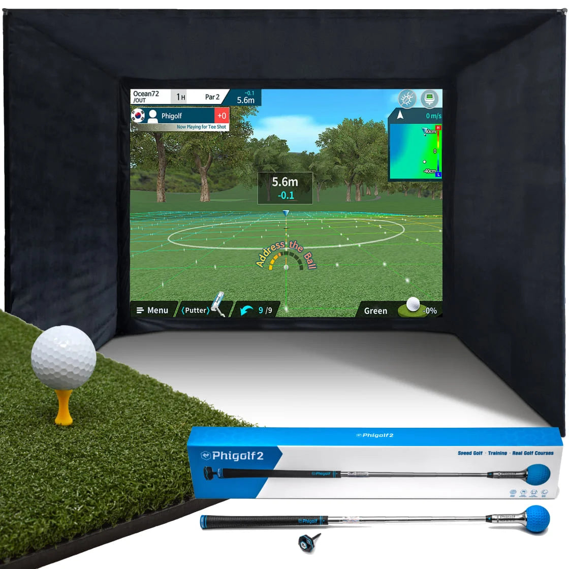 Phigolf 2 Heimsimulator-Paket