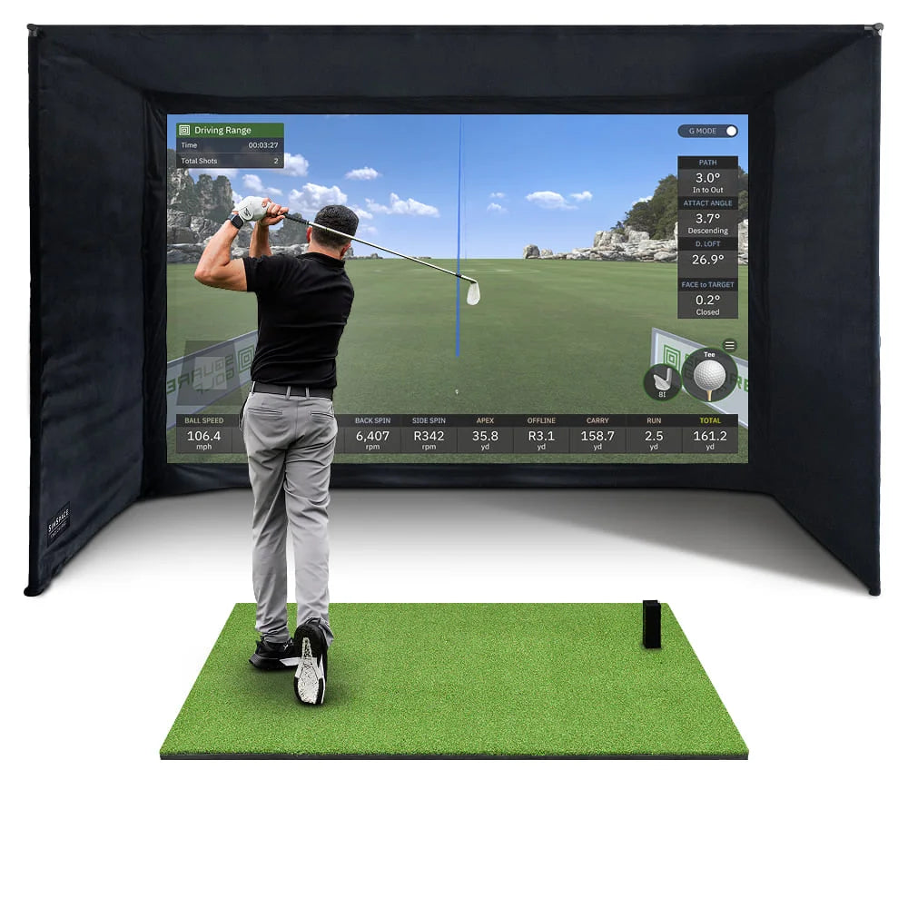 Square Golf Home Simulator Bundle | Complete Indoor Golf Setup