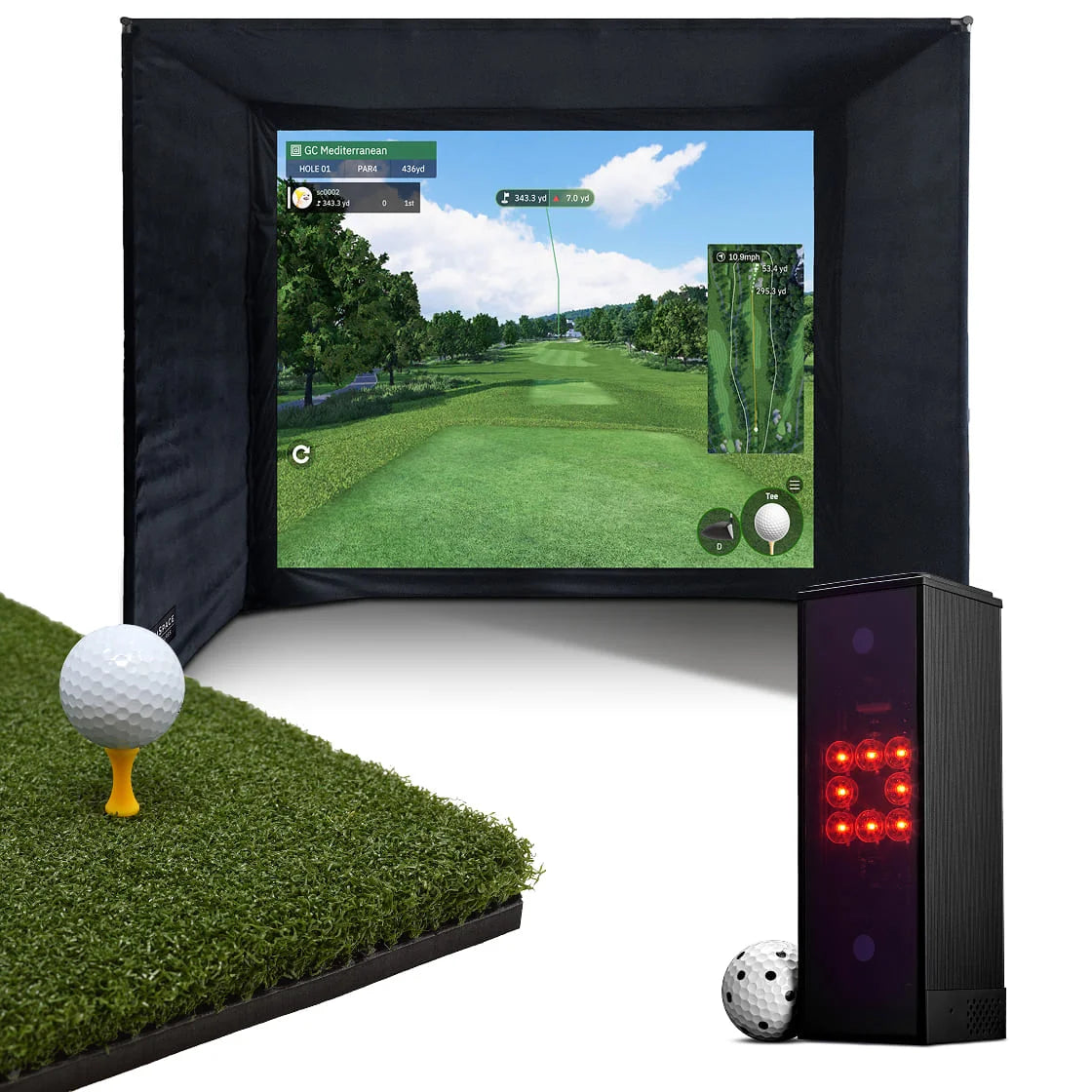 Square Golf Home Simulator Bundle